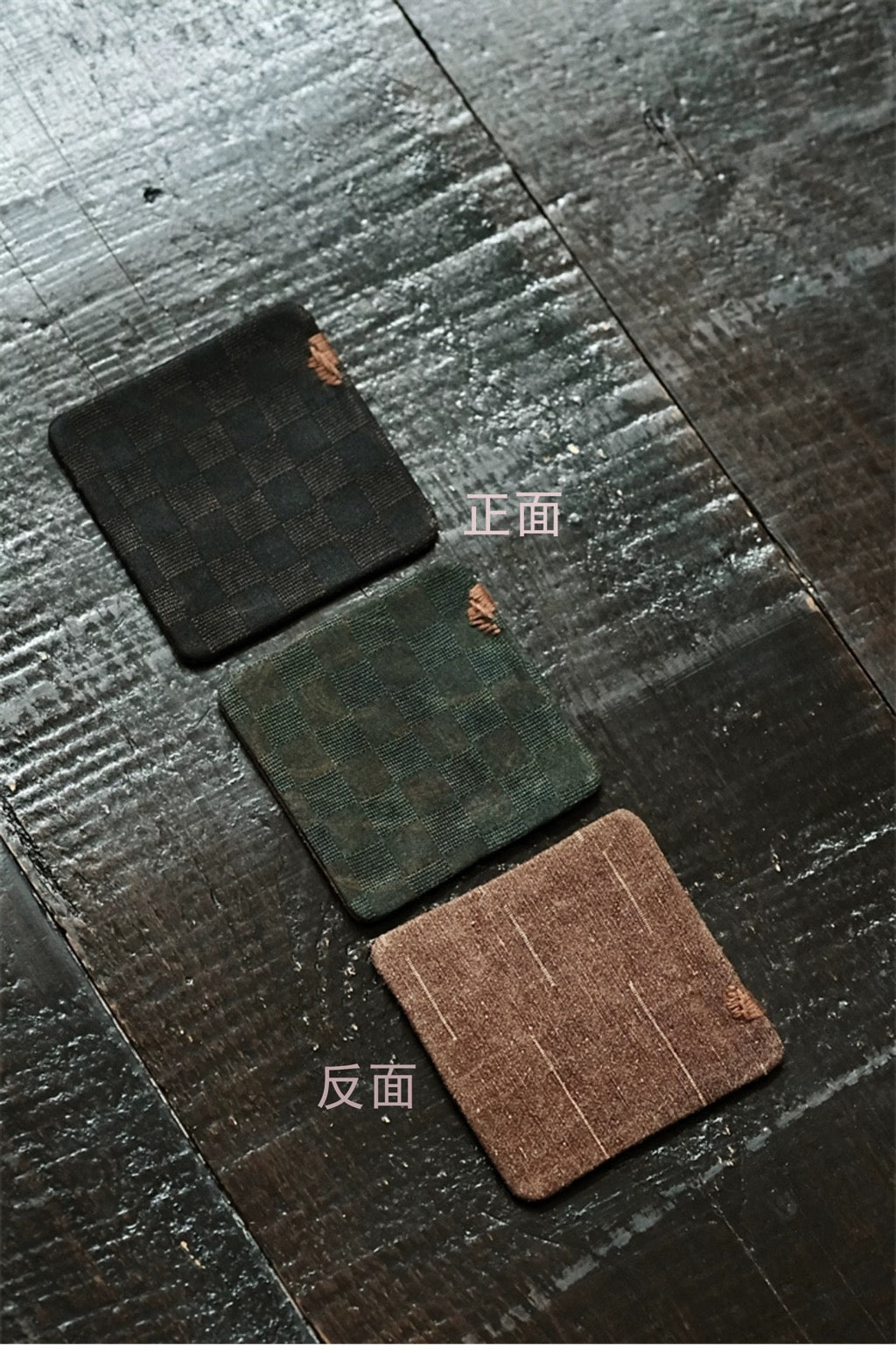 Handmade non-legacy fabric plaid Xiangyun yarn silk handmade retro coaster fabric tea mat tea tray insulation pad