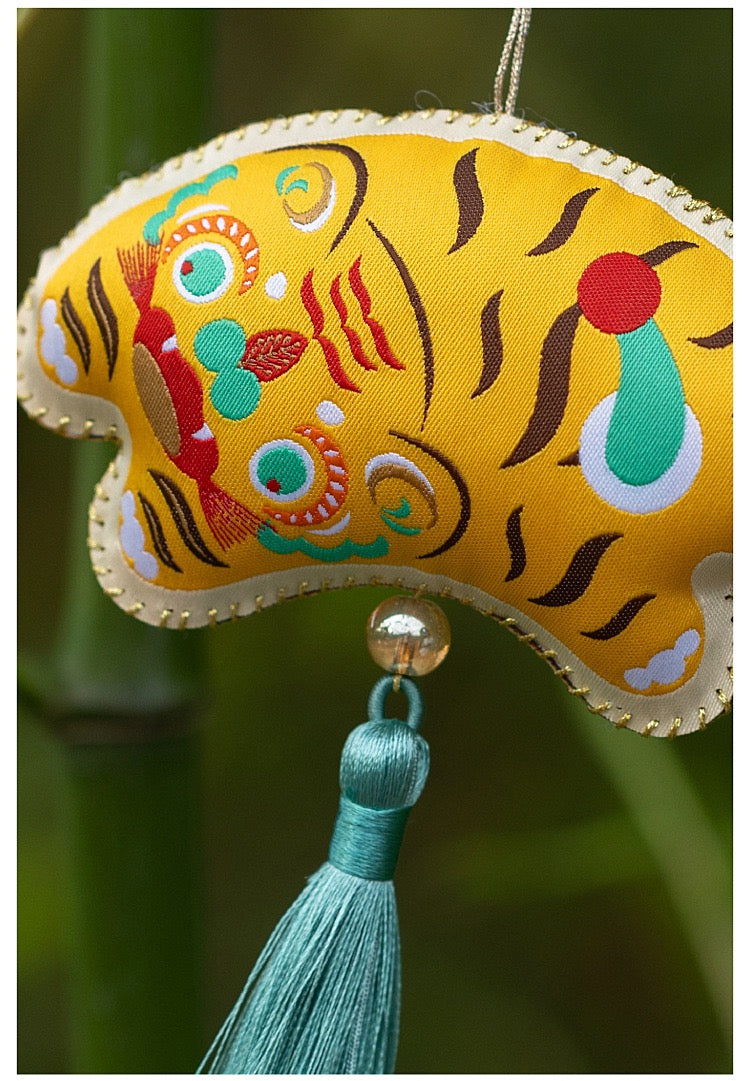 Intangible Cultural Heritage Dragon Boat Festival Mugwort Tiger Sachet Material Pack, DIY Material Pack