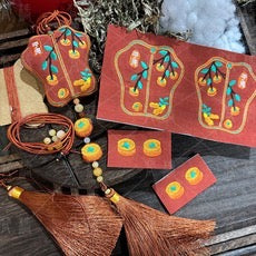 Intangible Cultural Heritage Dragon Boat Festival Sachet Material Package, DIY Material Package