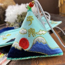Intangible Cultural Heritage Dragon Boat Festival Zongzi Sachet Material Pack, DIY Material Pack