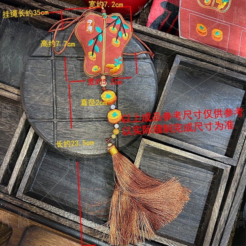 Intangible Cultural Heritage Dragon Boat Festival Sachet Material Package, DIY Material Package