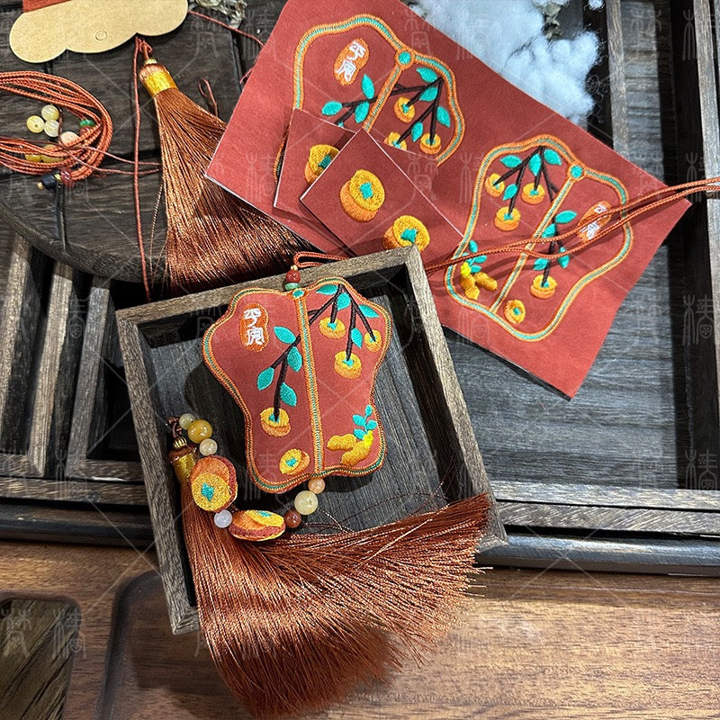 Intangible Cultural Heritage Dragon Boat Festival Sachet Material Package, DIY Material Package