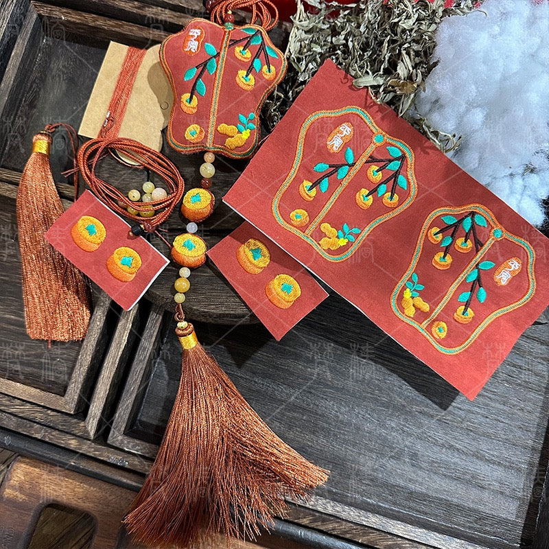 Intangible Cultural Heritage Dragon Boat Festival Sachet Material Package, DIY Material Package