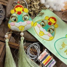 Intangible Cultural Heritage Dragon Boat Festival Animal Scented Bag Material Package, DIY Material Package